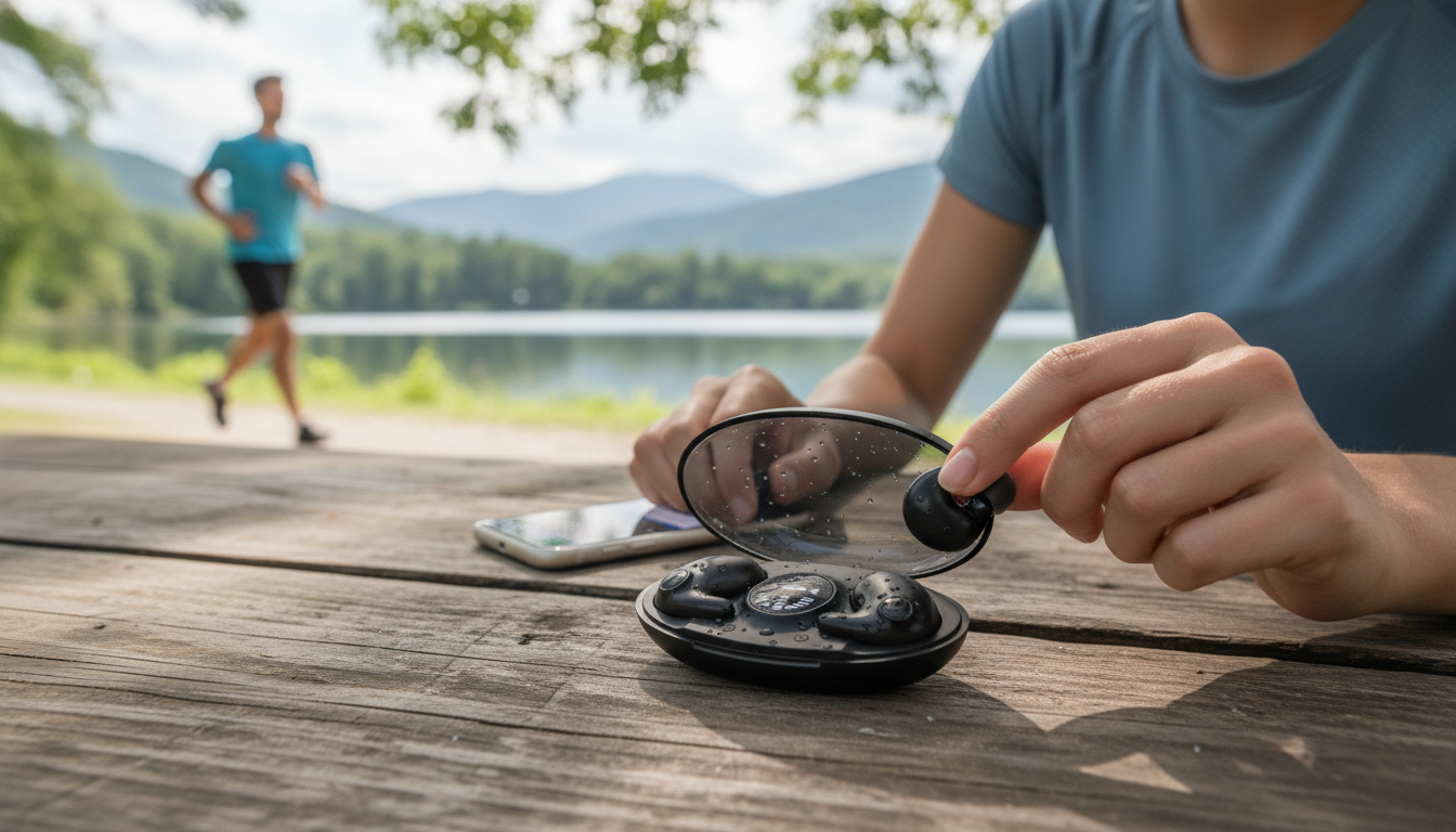 Budget TWS Bluetooth 5.3 Sports Earbuds: Waterproof & ANC