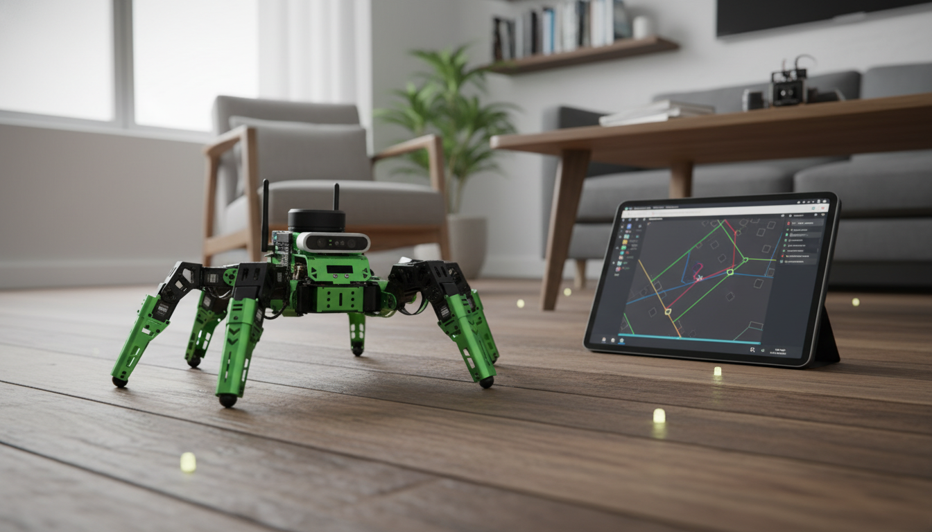 JetHexa Hexapod: ROS SLAM + Nav on Jetson Nano