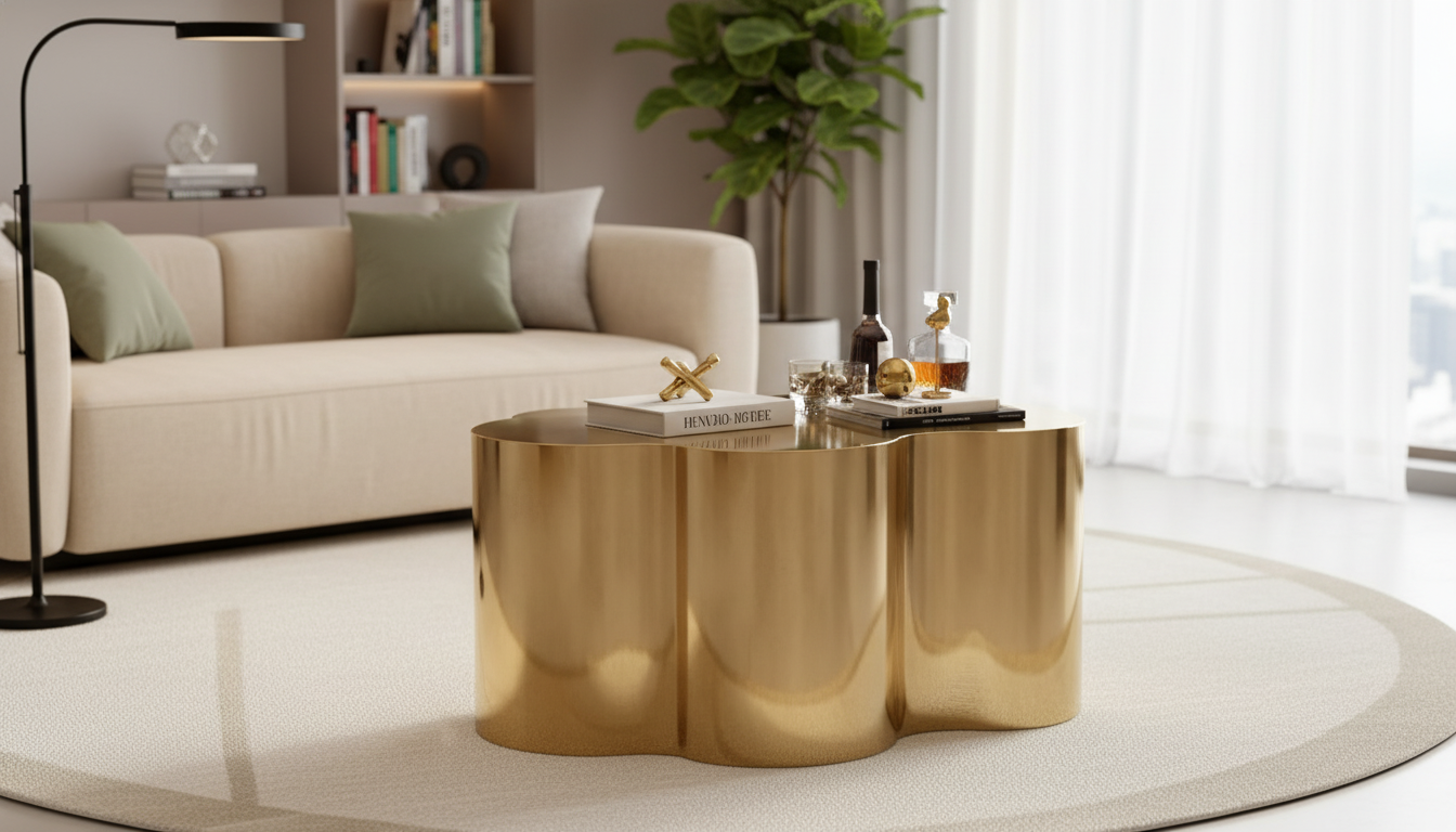 Modern Stainless Steel Coffee Tables: Size, Style, Shine