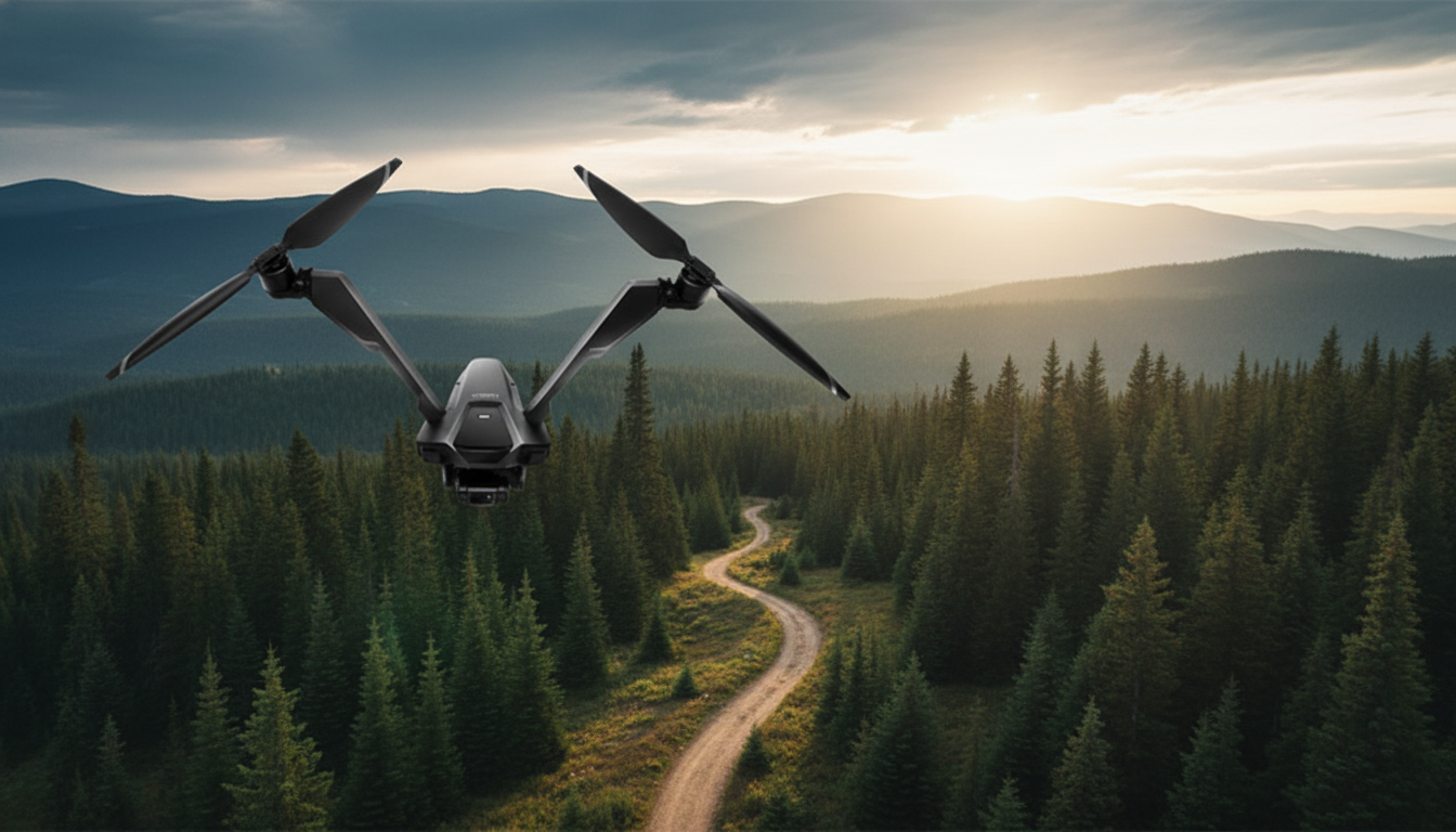 V-Coptr Falcon: 4K Bi-Copter Drone for Cinematic Flight