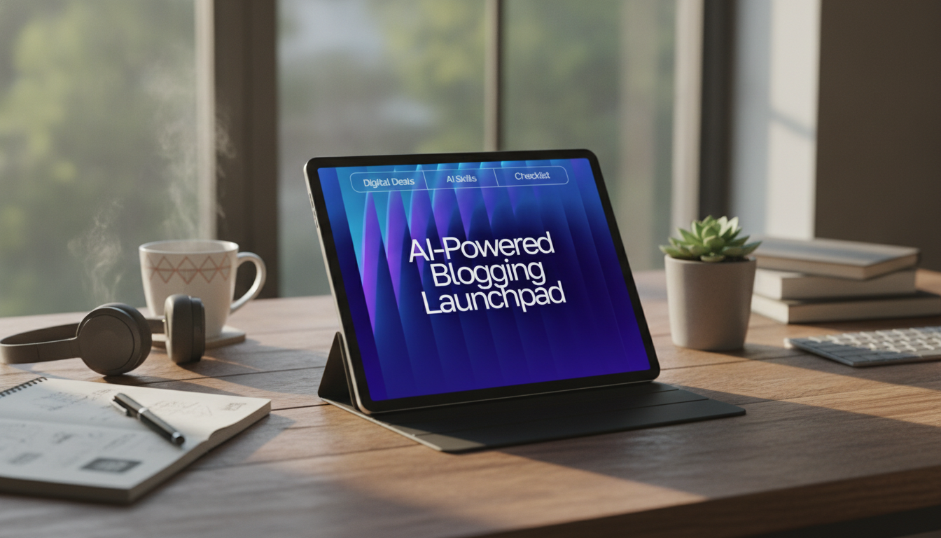 AI Blogging Launchpad: 7-Day Start-to-Publish System