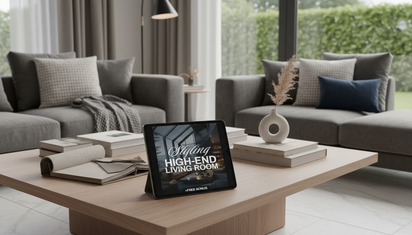 High-End Living Room Styling: Modern Luxury Steps
