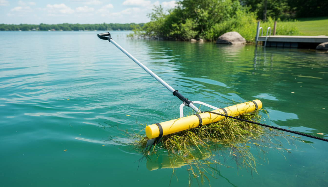 36-Inch Dual-Purpose Lake & Landscape Rake Guide