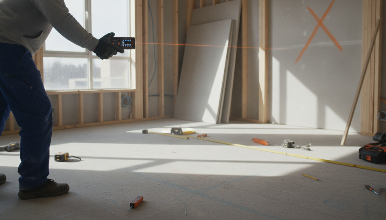 400ft Laser Measure ±1/16 Accuracy: Faster Layout Checks