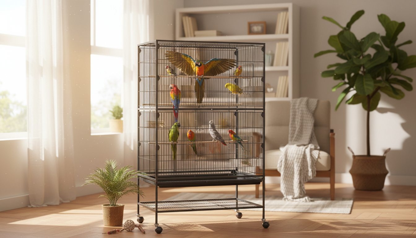 52-Inch Bird Cage on a Rolling Stand: What to Look For