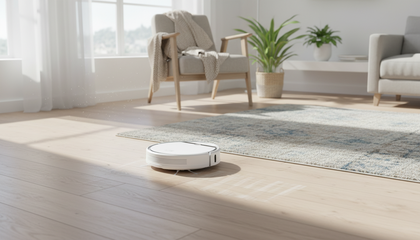 WiFi Robot Vacuum & Mop Combo: Voice Control, 3000Pa