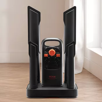 Foldable Shoe & Boot Dryer: Timer + UV, Dries 2 Pairs